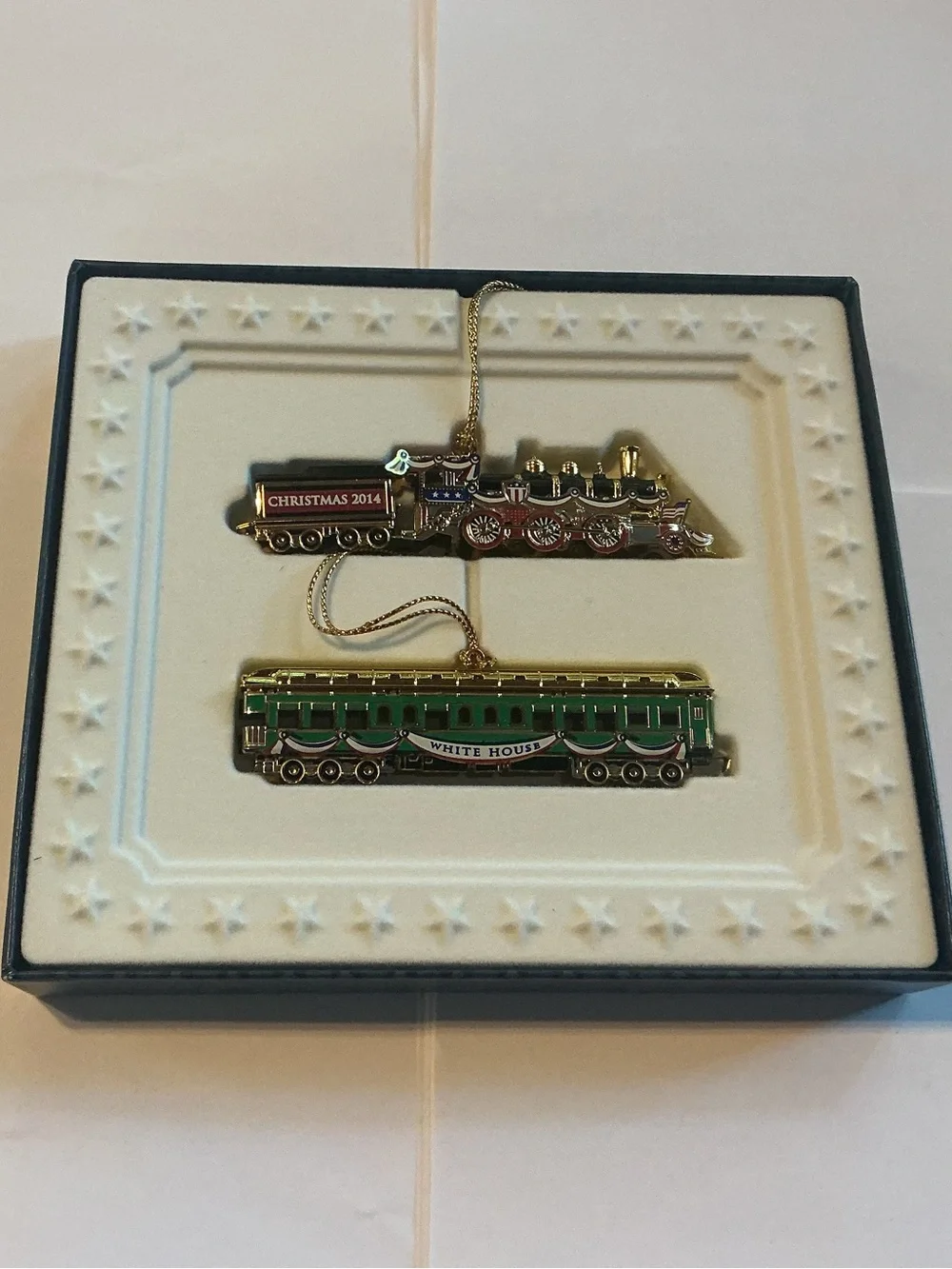 White House Xmas Ornament 2014